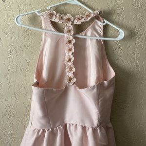 Kate spade Flower Halter neck pink dress Size 6 NWT